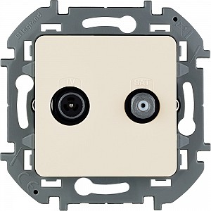 Розетка TV/SAT звезда INSPIRIA слоновая кость LEGRAND (673881)