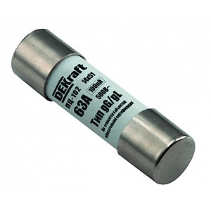 Предохранитель цилиндрический 10A 14x51 ПЦ-102 Dekraft (21374DEK)