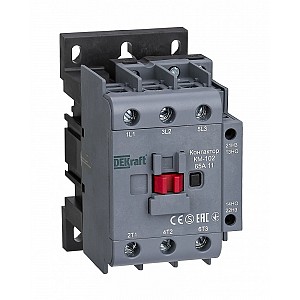 Контактор 65А 24В АС3 АС4 1НО+1НЗ КМ-102 Dekraft (22325DEK)