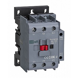 Контактор 50А 36В АС3 АС4 1НО+1НЗ КМ-102 Dekraft (22322DEK)