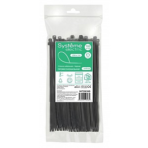 Стяжка кабельная MultiSet 200х3.6 Чёрная (100шт) Systeme (Schneider) (IMT20036B)