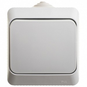Кнопка нажимная (сх. 1) IP44 Systeme (Schneider) (KA10-041C)