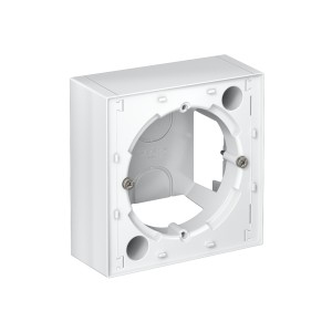 Коробка ATLASDESIGN для наружного монтажа белый Systeme (Schneider) (ATN000100)