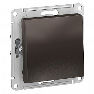 Кнопка нажимная ATLASDESIGN схема 1 10АХ механизм мокко Systeme (Schneider) (ATN000615)