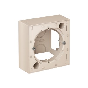 Коробка ATLASDESIGN для наружного монтажа бежевый Systeme (Schneider) (ATN000200)