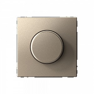 ARTGALLERY светорегулятор (диммер) повор-нажим, LED, RC, 400Вт, механизм, шампань Systeme (Schneider) (GAL000523)
