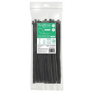 Стяжка кабельная MultiSet 300х4.8 Чёрная (100шт) Systeme (Schneider) (IMT30048B)