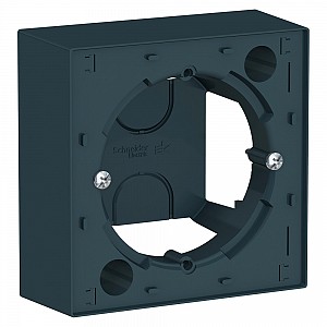 Коробка ATLASDESIGN для наружного монтажа изумруд Systeme (Schneider) (ATN000800)