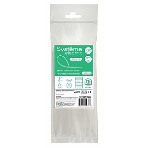 Стяжка кабельная MultiSet 200х3.6 Белая (100шт) Systeme (Schneider) (IMT20036W)