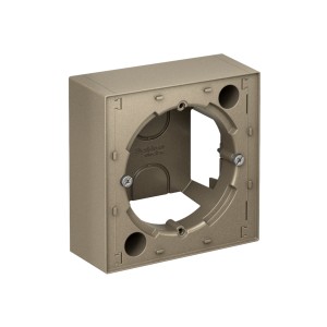 Коробка ATLASDESIGN для наружного монтажа шампань Systeme (Schneider) (ATN000500)
