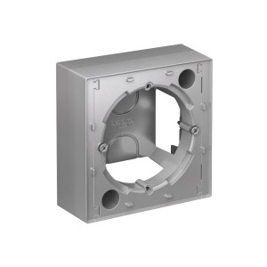 Коробка ATLASDESIGN для наружного монтажа алюминий Systeme (Schneider) (ATN000300)