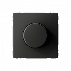 ARTGALLERY светорегулятор (диммер) повор-нажим, LED, RC, 400Вт, механизм, базальт Systeme (Schneider) (GAL001423)