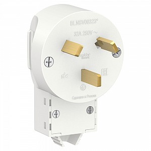 BLANCA скрытой установки вилка силовая 2р+n, 32а, 250в, белый Systeme (Schneider) (BLNSV003231)