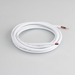 Провод питания ARL-MOONLIGHT-20AWG-2W-D4.5-CU-2000 White ARL, закрытый Arlight (025549)