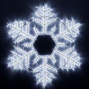 Фигура ARD-SNOWFLAKE-M10-1000x900-576LED White 230V, 35W Ardecoled, IP65 Arlight (034258)