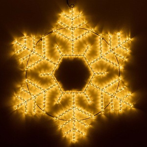 Фигура ARD-SNOWFLAKE-M10-1000x900-576LED Warm 230V, 35W Ardecoled, IP65 Arlight (034259)