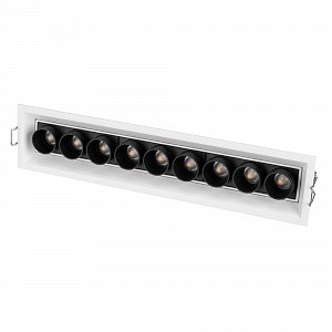 Светильник MS-ORIENT-BUILT-TURN-TC-S67x300-20W Warm3000 (WH-BK, 30 deg, 230V) (ARL, IP20 Металл, 5 лет) Arlight (031931)