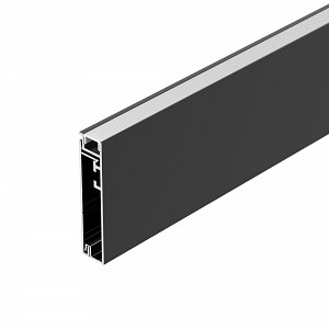 Профиль PLINTUS-H55-2000 BLACK (Алюминий) Arlight (045442)