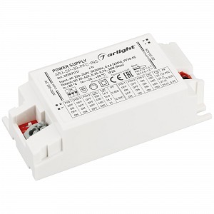 Блок питания ARJ-SP-30-PFC-INS (30W, 25-42V, 0.35-0.7A) (IP20 Пластик, 5 лет) Arlight (023071(1)), 023071(1)