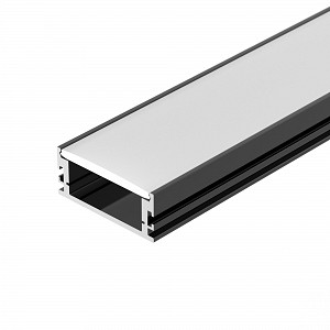 Профиль FLOOR60-H26-3000 ANOD BLACK (Алюминий) Arlight (046414)