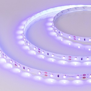 Лента светодиодная 4.8 Вт/м 12В Ультрафиолет IP20 60LED/м RT-A60-8-11mm SMD 2835 5 м Arlight (012813(2)), 012813(2)
