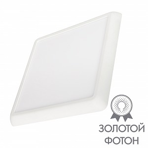 Светильник CL-FIOKK-S180x180-12W Day4000-MIX WH, 120 deg, 230V IP44 пластик, 3 года Arlight (034470)