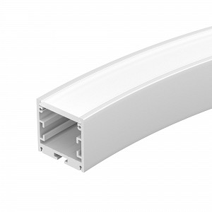 Профиль SL-ARC-3535-D800-A90 WHITE (630мм, дуга 1 из 4) (ARL, Алюминий) Arlight (026668)