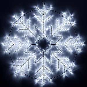 Фигура ARD-SNOWFLAKE-M8-950x950-540LED White 230V, 33W Ardecoled, IP65 Arlight (034254)
