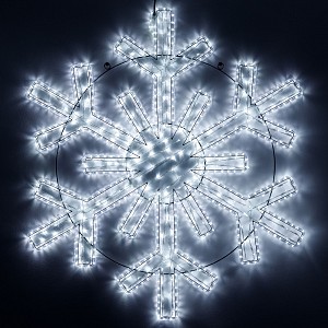 Фигура ARD-SNOWFLAKE-M11-1250x1200-604LED White 230V, 36.5W Ardecoled, IP65 Arlight (034260)