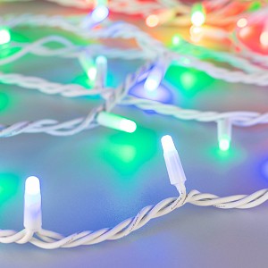 Гирлянда светодиодная декоративная ARD-STRING-PRO-10000-WHITE-95LED-MILK-LIVE RGBW-DMX 24V, 10W ARDCL, IP65 Arlight (031757)