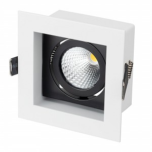 Светильник CL-KARDAN-S102x102-9W Warm (WH-BK, 38 deg) (ARL, IP20 Металл, 3 года) Arlight (024126)