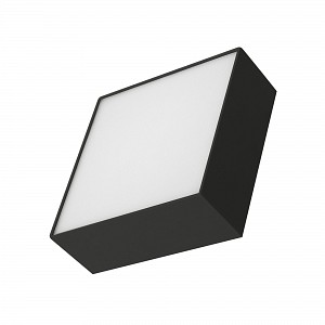 Светильник SP-QUADRO-S175x175-16W Warm3000 (BK, 120 deg, 230V) (, IP40 Металл, 3 года) Arlight (034783)