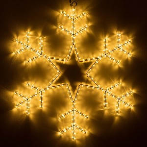 Фигура ARD-SNOWFLAKE-M4-750x750-324LED Warm 230V, 18W Ardecoled, IP65 Arlight (034252)
