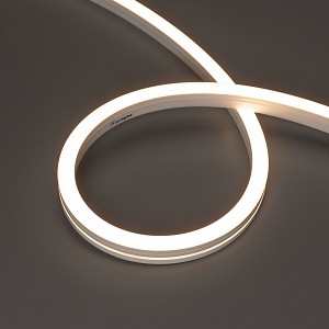 Лента герметичная MOONLIGHT-SIDE-A140-12x17mm 24V Warm3000 9.6 W/m, IP67, 5m, wire x2, вывод кабеля боковой Arlight (042784)