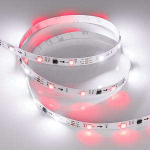 Лента светодиодная 7,2 Вт/м 12В IP20 RGB 30LED/м SPI-B30-10-12mm SMD 5060 5 м Arlight (026368(2)), 026368(2)