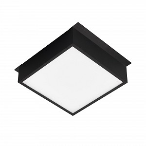 Светильник DL-GRIGLIATO-S140x140-18W Warm3000 BK 100 deg 230 IP40 металл 5 лет Arlight (045698)