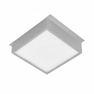 Светильник DL-GRIGLIATO-S140x140-18W Warm3000 GR 100 deg 230 IP40 металл 5 лет Arlight (047680)