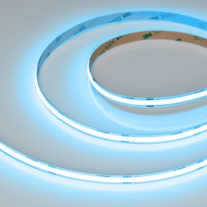 Лента светодиодная 8 Вт/м 24В Небесно-голубой IP20 480LED/м COB-X480-8mm CSP 5 м Arlight (047740)