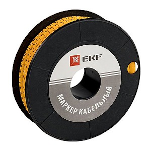 Маркер кабельный 1,5 мм2 "L" (1000 шт.) (ЕС-0) PROxima EKF (plc-KM-1.5-L)