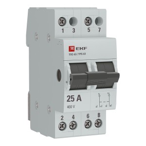 Переключатель трехпозиционный ТПС-63 2P 25А PROxima EKF (TPS225)