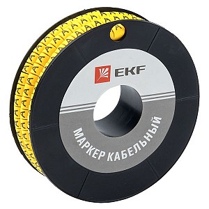 Маркер кабельный 4.0кв.мм A (500ед) (ЕС-2) EKF (plc-KM-4-A)