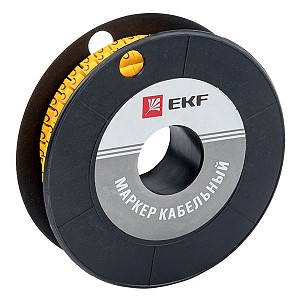 Маркировочное кольцо 0-1.5мм (С) КМ (1000шт) EKF (plc-KM-1.5-C)