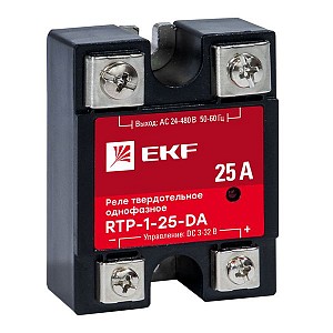 Реле твердотельное однофазное RTP-25-DA PROxima EKF (rtp-1-25-da)