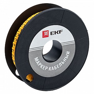 Маркер кабельный 4.0кв.мм C (500ед) (ЕС-2) EKF (plc-KM-4-C)