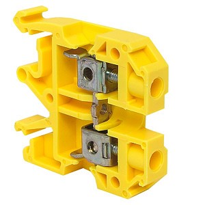 Клемма проходная винтовая JXB 4 мм2 желтая EKF (plc-jxb-4/35y), plc-jxb-4/35y