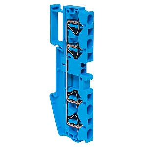 Клемма пружинная ST 4 мм2 4 вывода синяя EKF (plc-jxb-st-4-4-blue)