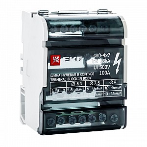 Шина нулевая в корпусе 4х7 EKF (sn0-4x7)
