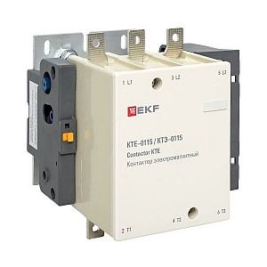 Контактор КТЭ 115А катушка управления 230В АС NO EKF (ctr-b-115)