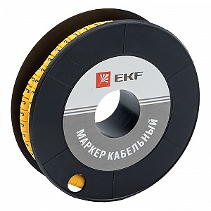 Кольцо маркировочное 0-1.5мм (3) КМ (1000шт) EKF (plc-KM-1.5-3)