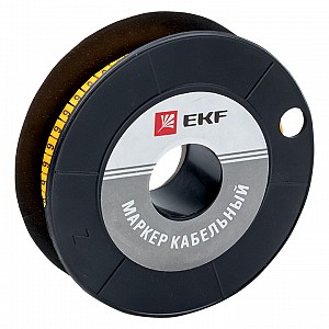 Кольцо маркировочное 0-1.5мм (6) КМ (1000шт) EKF (plc-KM-1.5-6)
